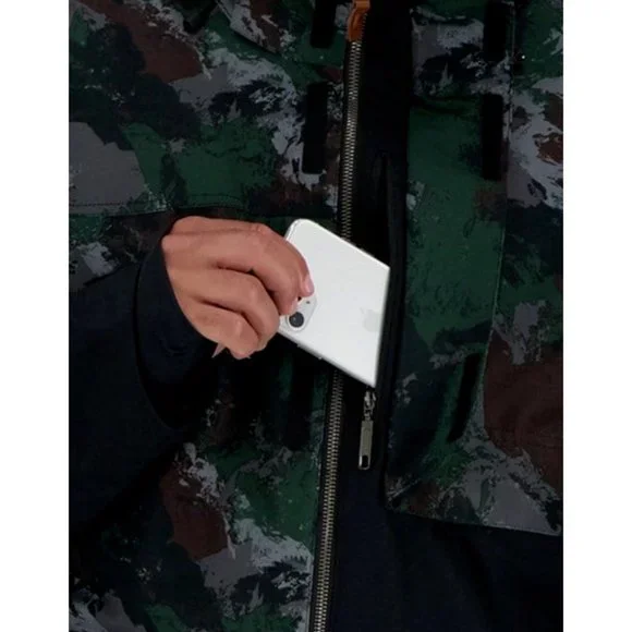 NWT Obermeyer Density Camouflage/Color Block HydroBlock Sport Ripstop-Weave Coat - Picture 10 of 11